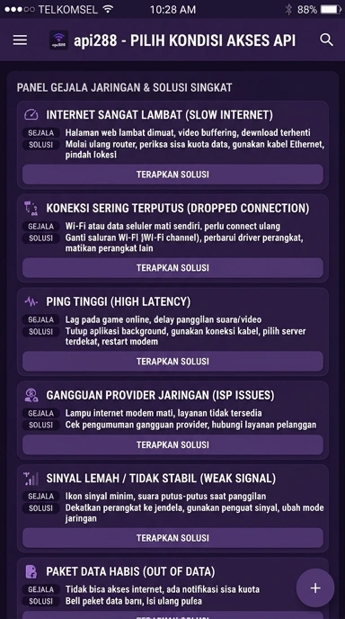 Tampilan link alternatif api288