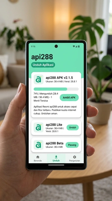 Tampilan halaman APK api288
