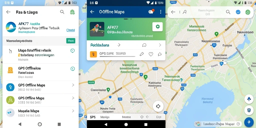 Tampilan antarmuka pengguna AFK77 yang intuitif dan informatif.