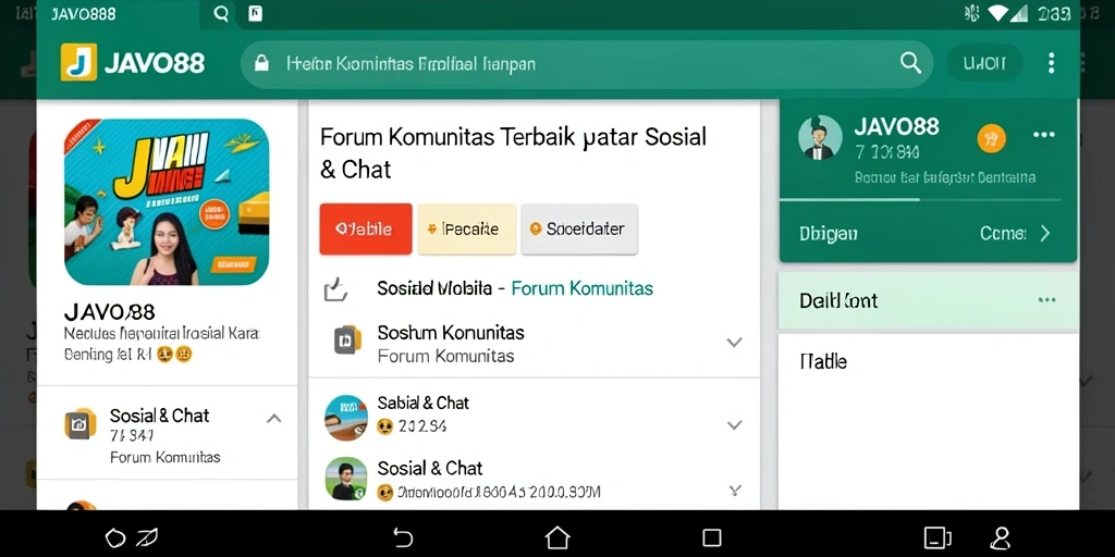 Antarmuka intuitif JAVO88 untuk Forum Komunitas yang aktif.
